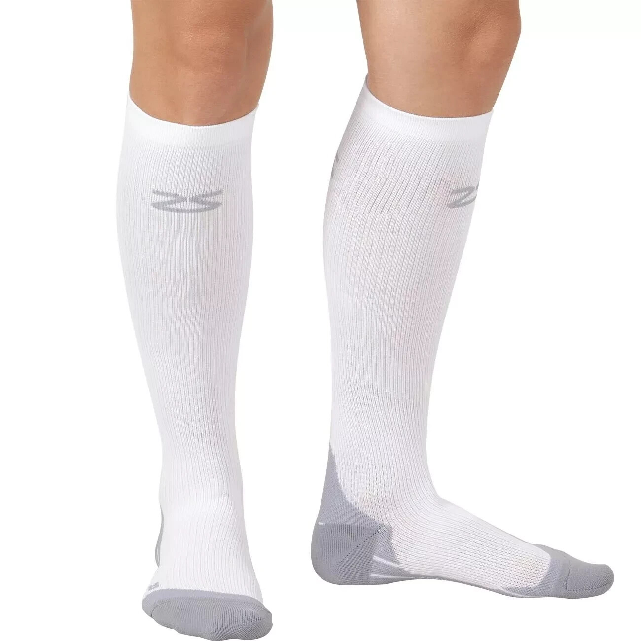 Compression Socks for Men Zensah Fresh Legs White Size XL Compression Socks for Men Zensah Fresh Legs White Size XL