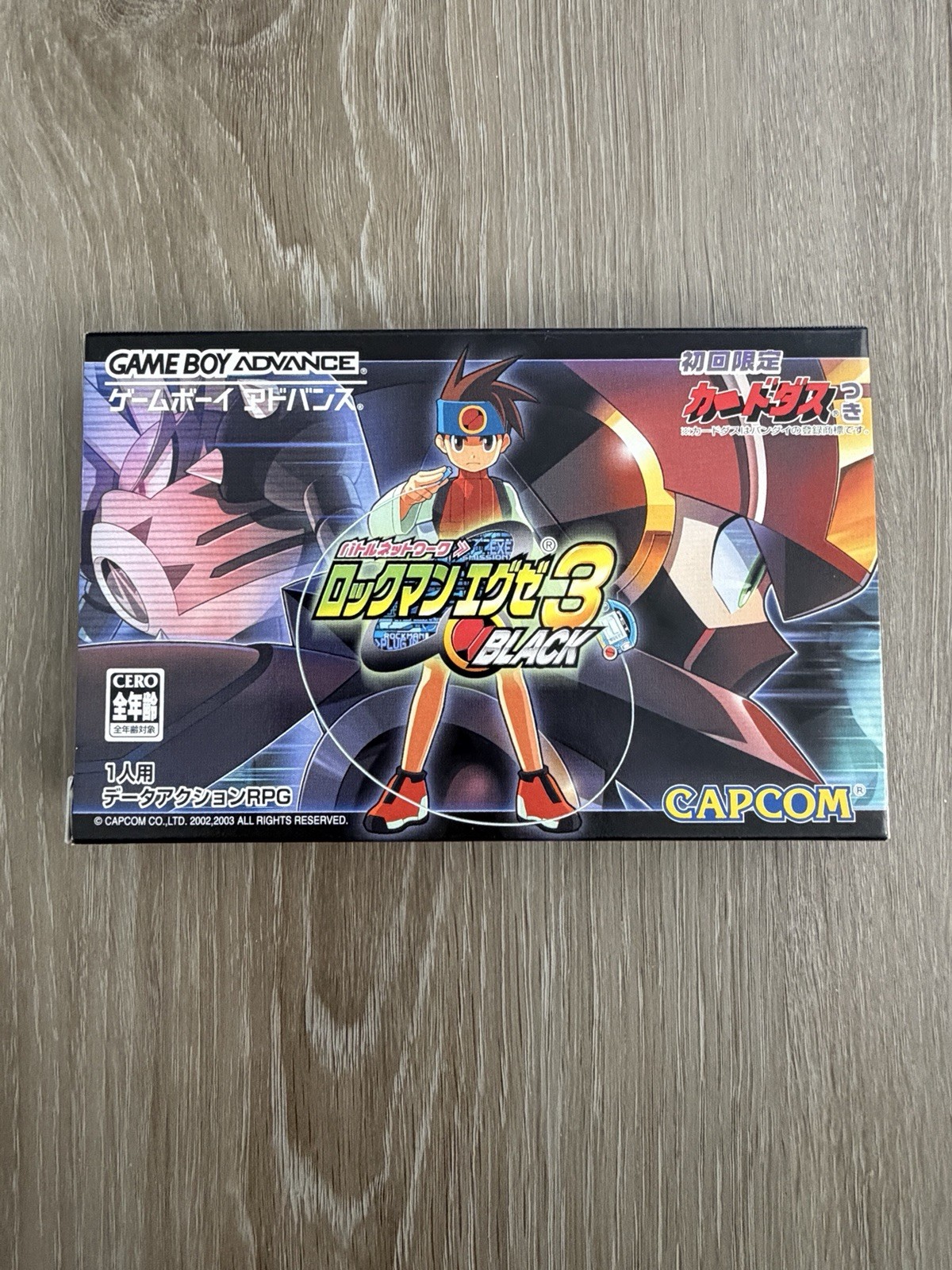 Rockman Megaman EXE 3 Black Mega Man Network (2003, Gameboy Advance) US Seller