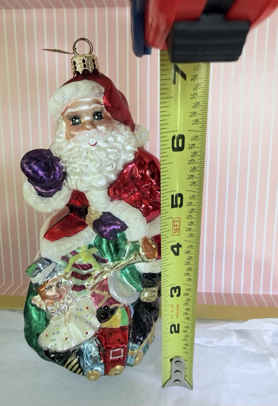 Christopher Radko Sack of Toys Glass Ornament. Pre owned in excellent condition Christopher Radko Sack of Toys Glass Ornament. Pre owned in excellent condition