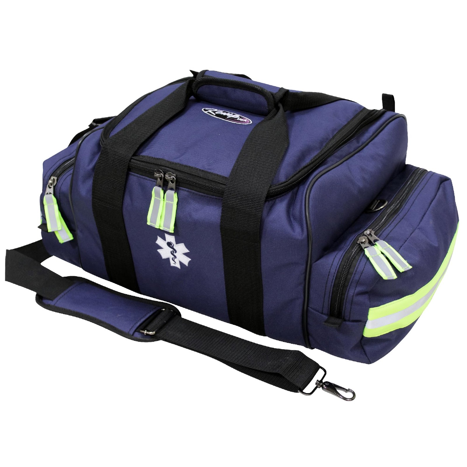 Kemp USA Maxi Trauma Bag - Large First Aid Kit for EMT 13x10x18 inches, Navy 