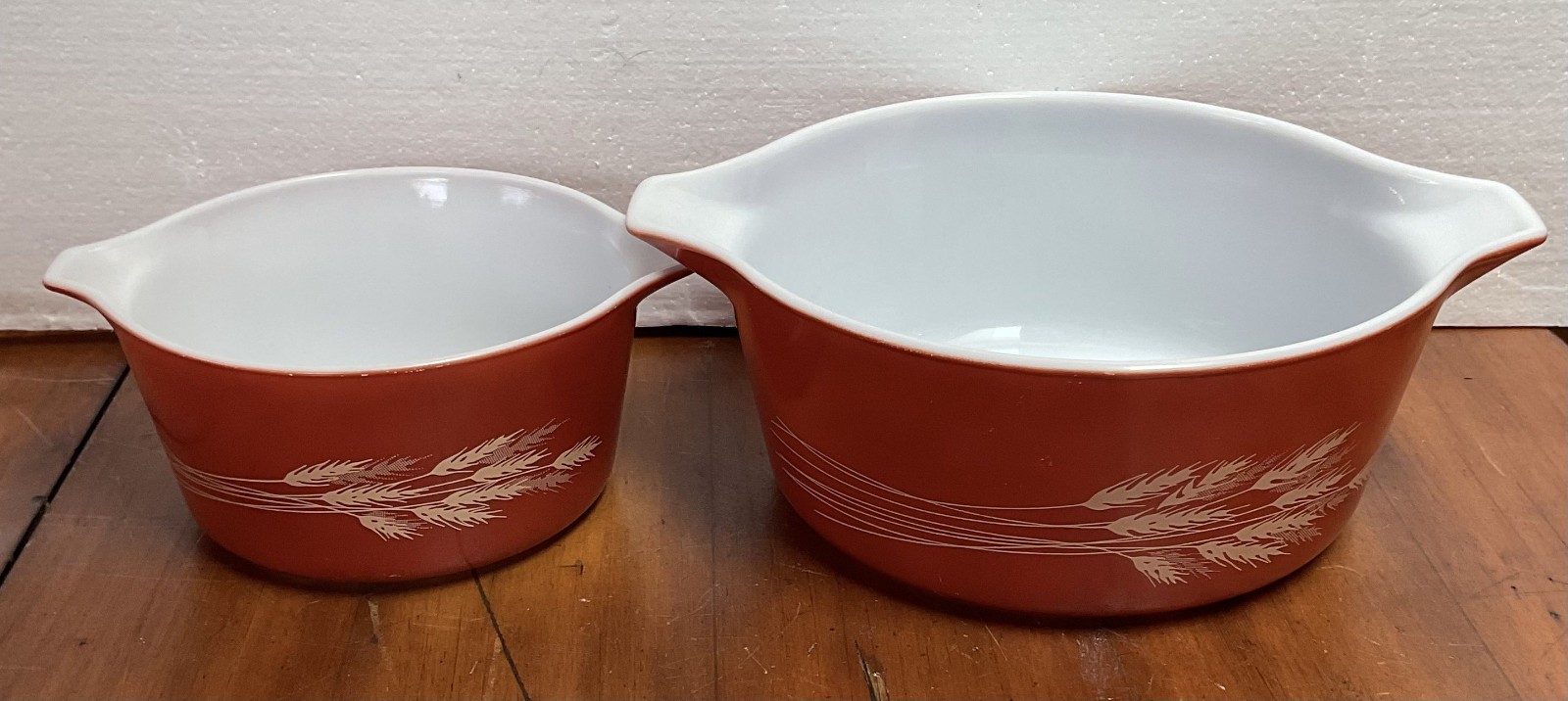 Vintage Pyrex Autumn Harvest Lot 473-B 475-B 442 Cinderella Mixing Bowl Vintage Pyrex Autumn Harvest Lot 473-B 475-B 442 Cinderella Mixing Bowl