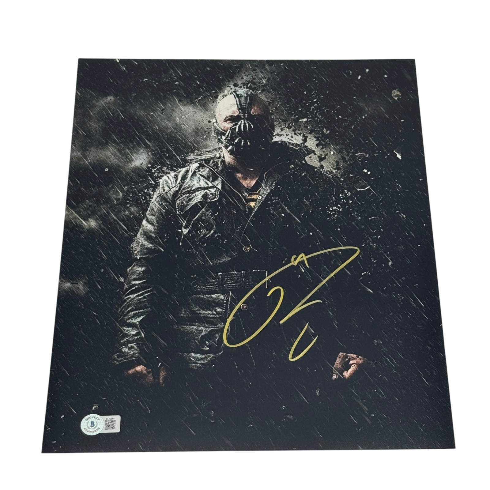 Tom Hardy Signed Bane 11x14 Photo Batman Dark Knight Autograph Beckett BAS Tom Hardy Signed Bane 11x14 Photo Batman Dark Knight Autograph Beckett BAS