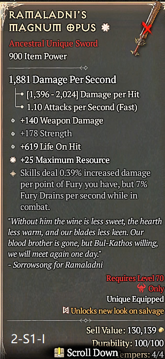 🔥 Diablo 4 Season 15 🔥Ramaladni\'s Magnum Opus