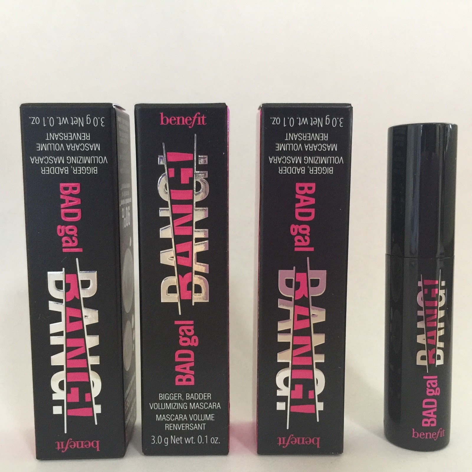 BENEFIT Bad Gal Bang Voluminizing Mascara .1oz   NEW   New w Box    3X