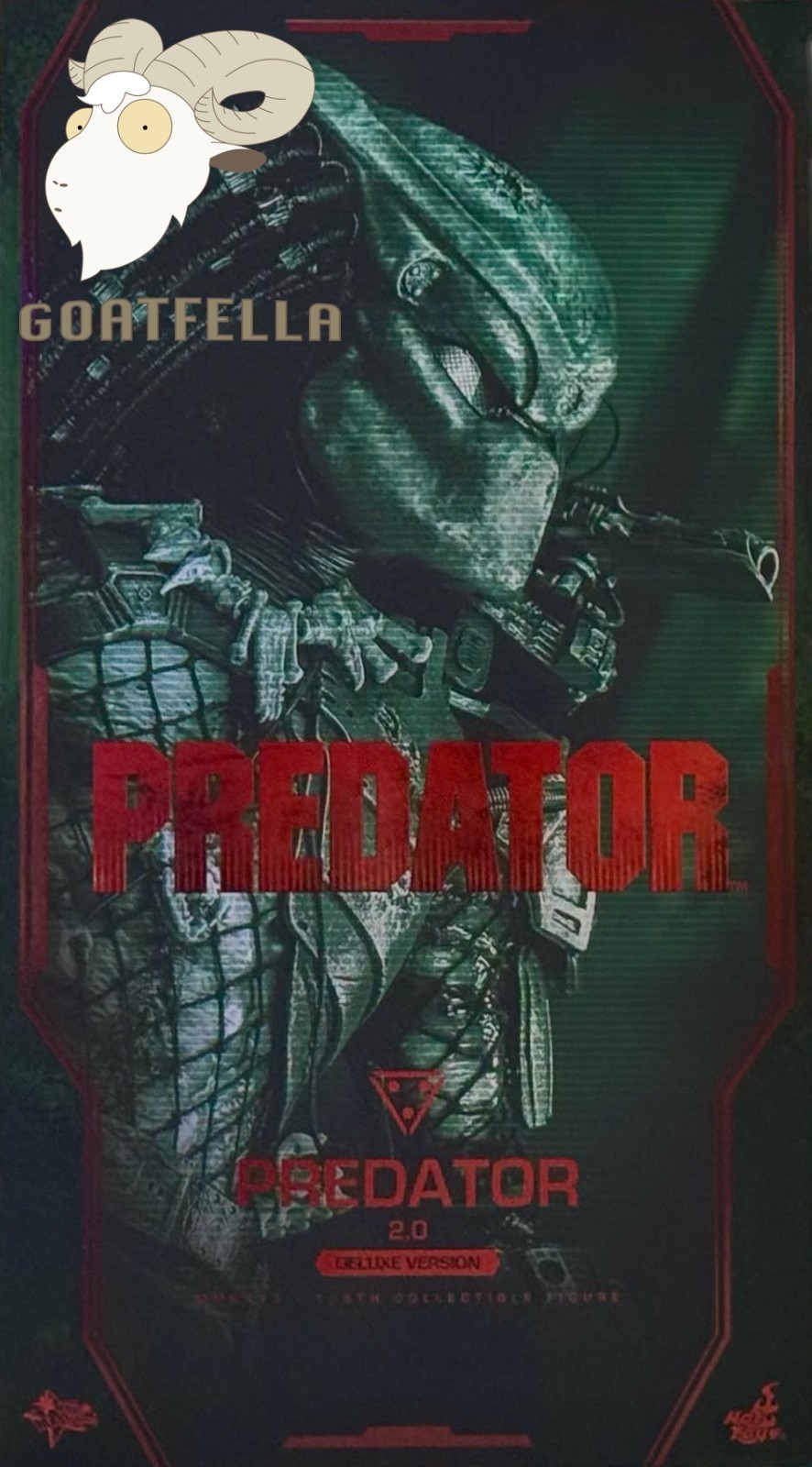 READY NEW AUTHENTIC HOT TOYS PREDATOR 1987 PREDATOR 2.0 DELUXE MMS817 IN STOCK