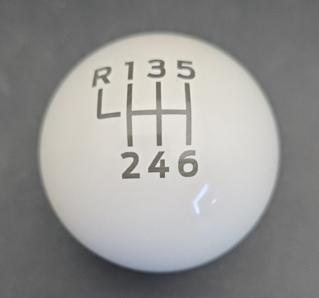 2015-2024 Mustang NEW OEM Genuine Ford Bullitt White 6 Speed Shift Knob Ball 2015-2024 Mustang NEW OEM Genuine Ford Bullitt White 6 Speed Shift Knob Ball