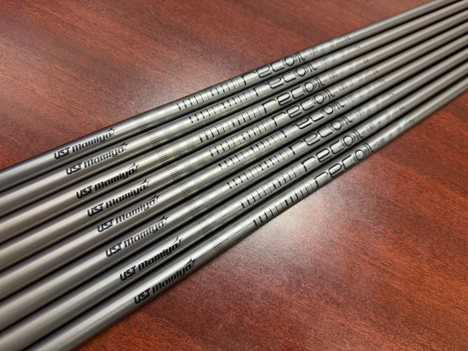 UST Mamiya RECOIL 680 Stiff Flex Graphite Iron Shafts 41\ UST Mamiya RECOIL 680 Stiff Flex Graphite Iron Shafts 41\