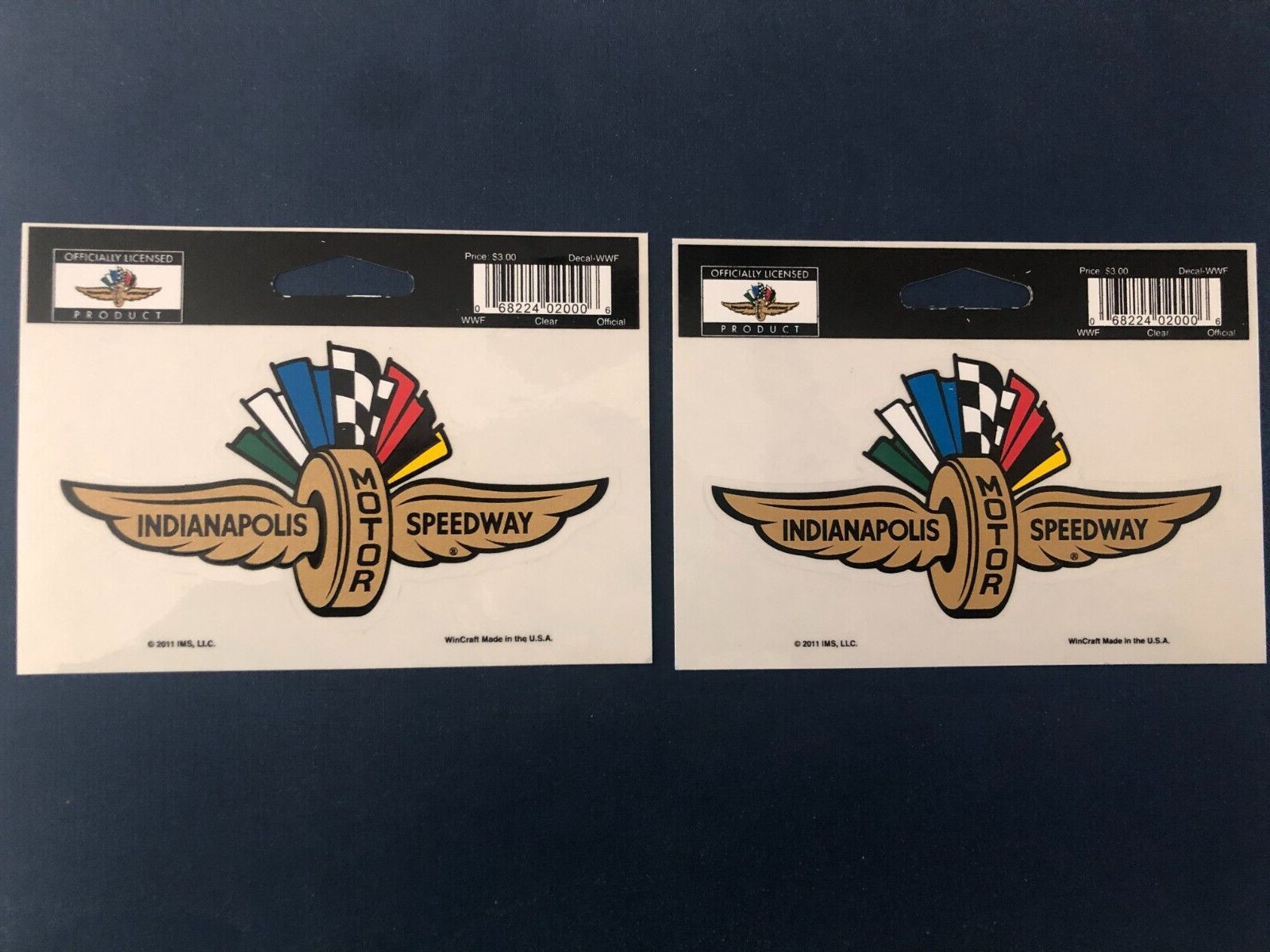Indianapolis Motor Speedway Decal - Qty 2 Indianapolis Motor Speedway Decal - Qty 2