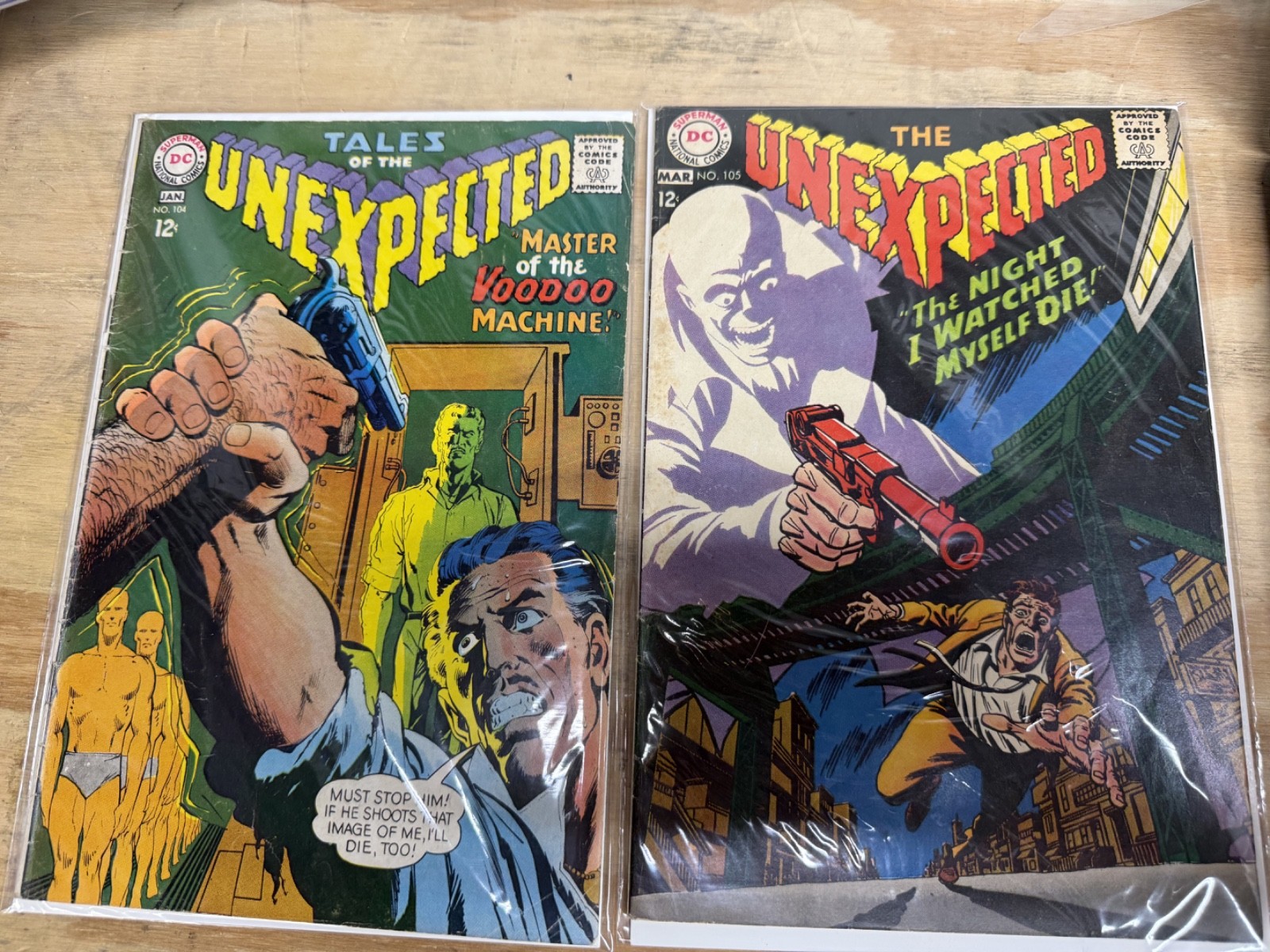 LOT 2 Tales of the Unexpected #104 105 or SILVER AGE DC Neil Adams Last issue