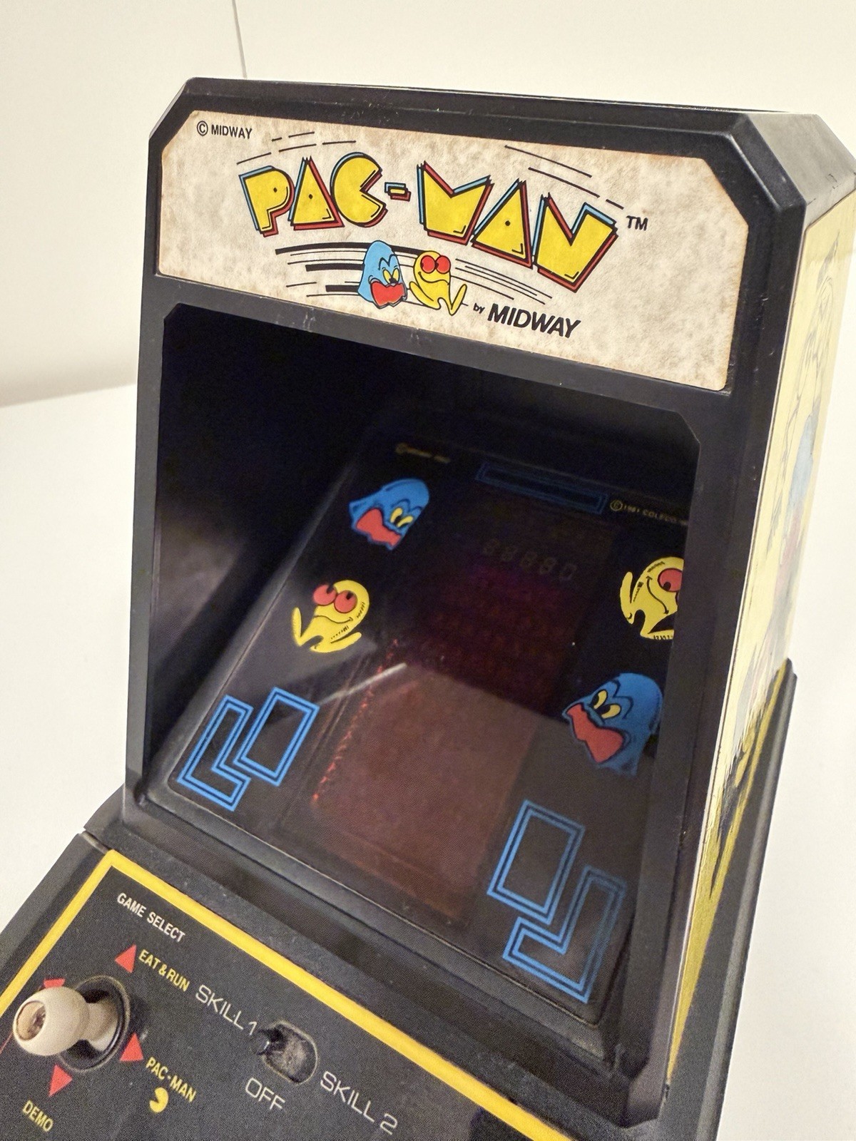 Vintage 1981 Coleco Midway Pac-Man Mini Arcade Video Game-tested And Working