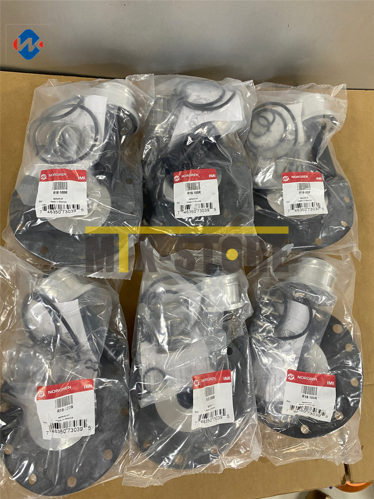 1QTY Brand new NORGREN R18-100R pressure regulating valve repair kit 1QTY Brand new NORGREN R18-100R pressure regulating valve repair kit