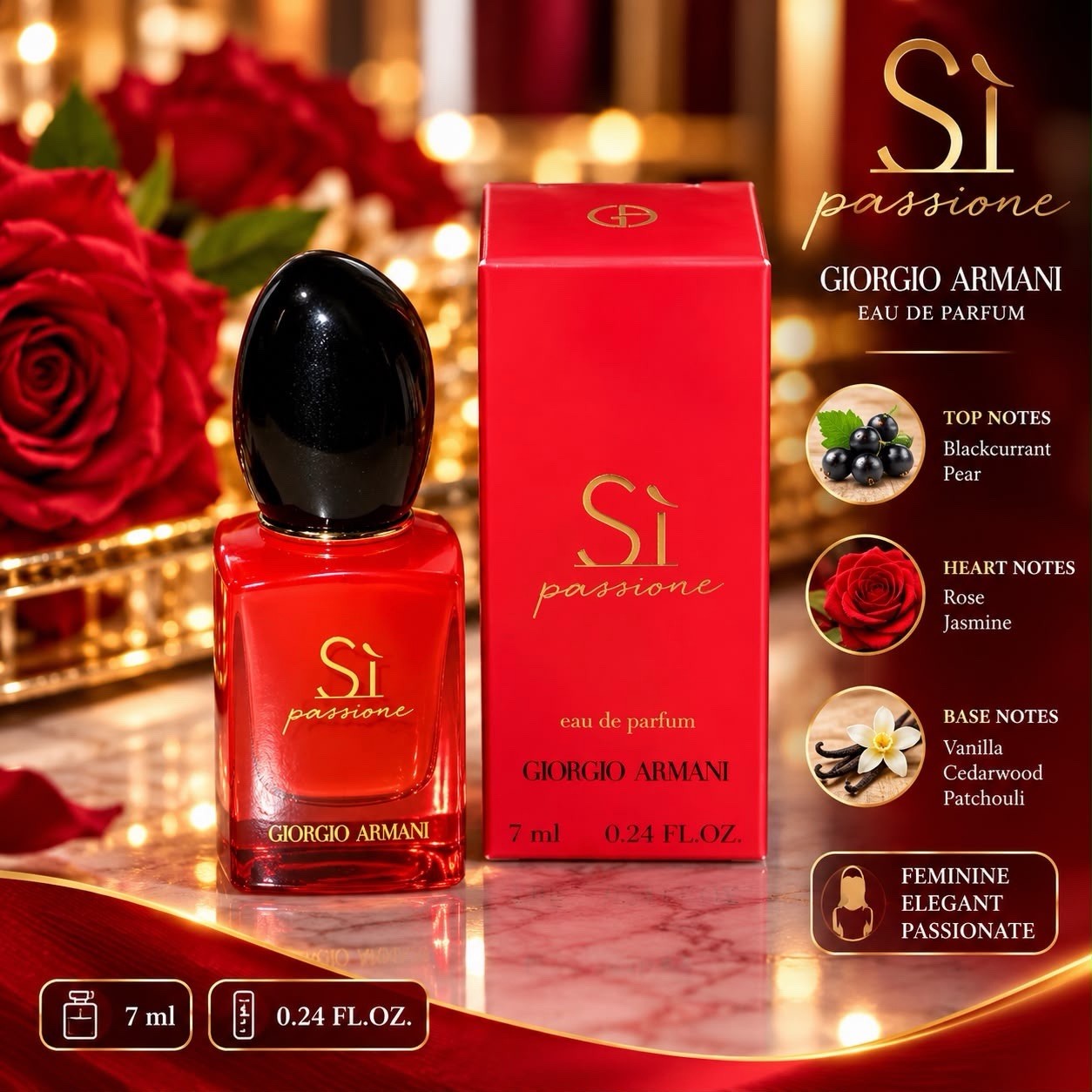 Giorgio Armani Si Passione Eau De Parfum Mini Women’s Perfume