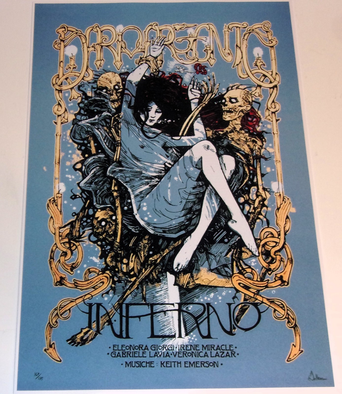 Inferno Dario Argento 1980 Goblin Alternate Horror Poster 19\