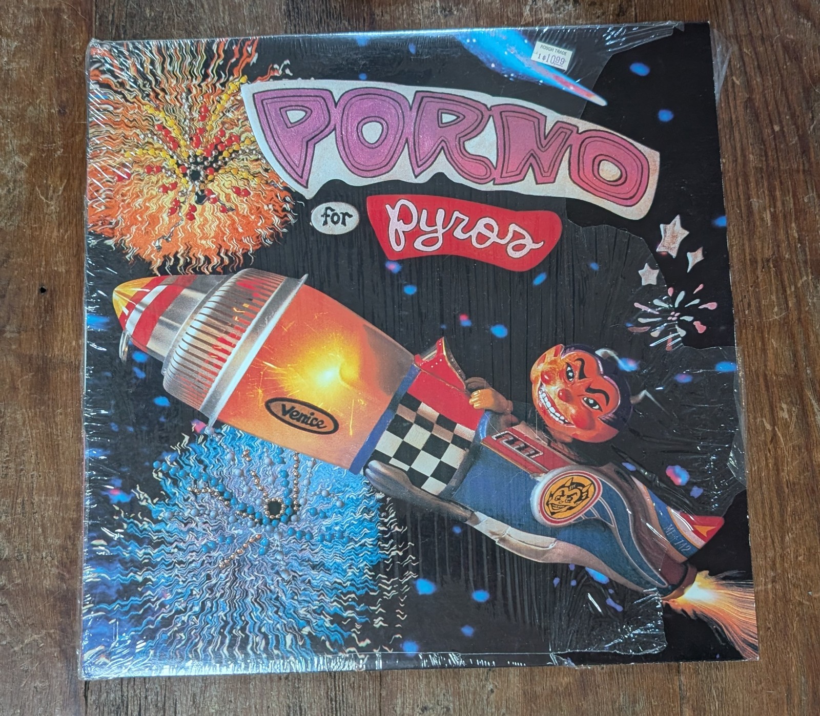 Super RARE 1993 Porno For Pyros Clear Vinyl LP In Shrink W Lyric Insert EXC Super RARE 1993 Porno For Pyros Clear Vinyl LP In Shrink W Lyric Insert EXC