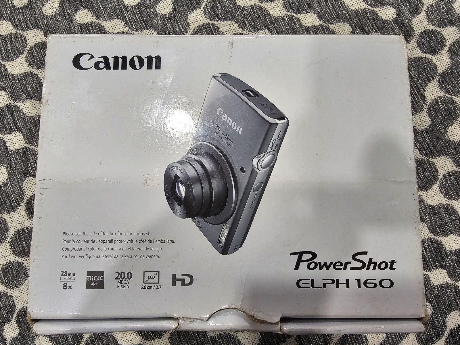 Canon PowerShot ELPH 160 Silver Digital Camera Canon PowerShot ELPH 160 Silver Digital Camera