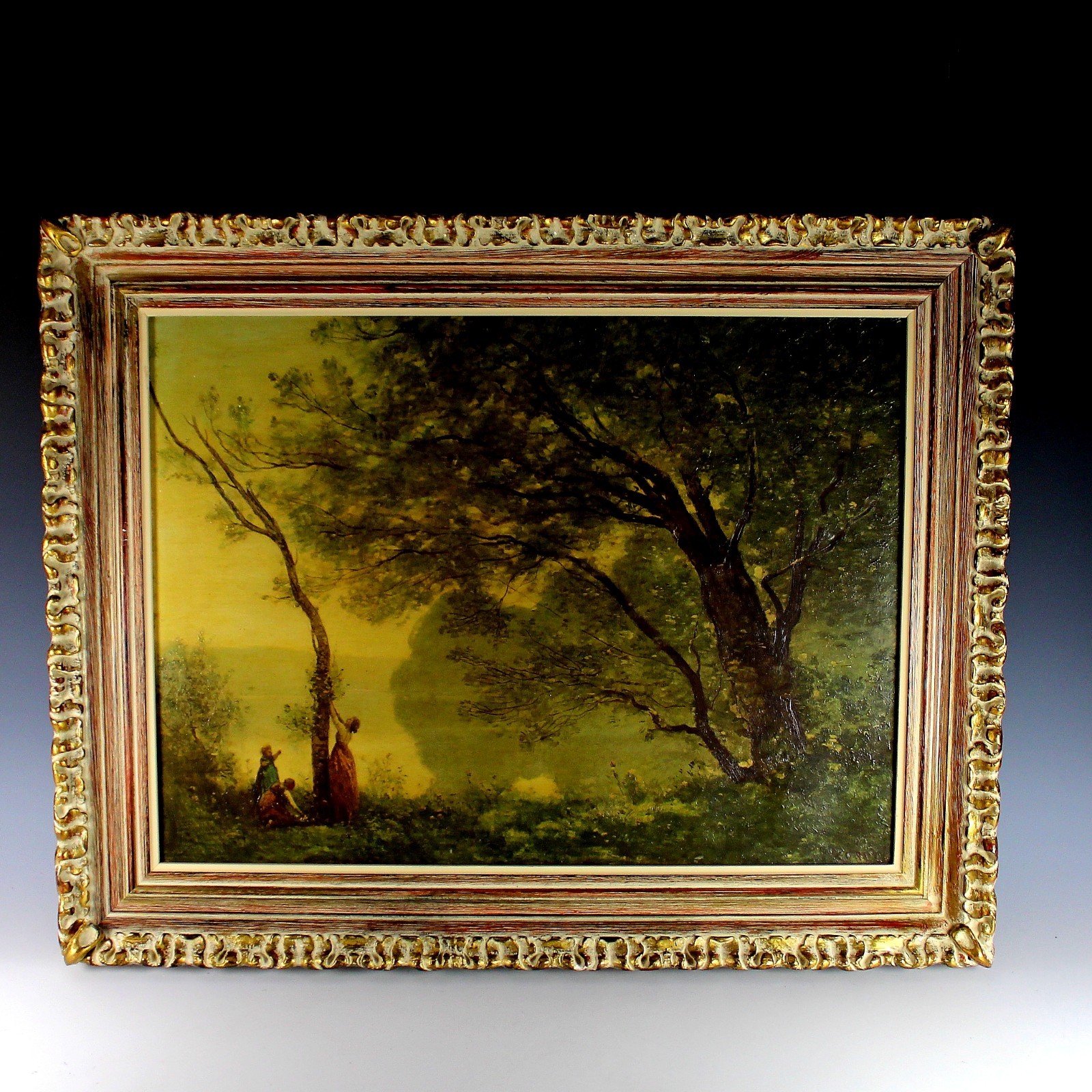 Tonalist Oil on Canvas Painting After Jean-Baptiste-Camille-Corot (1796-1875) Tonalist Oil on Canvas Painting After Jean-Baptiste-Camille-Corot (1796-1875)