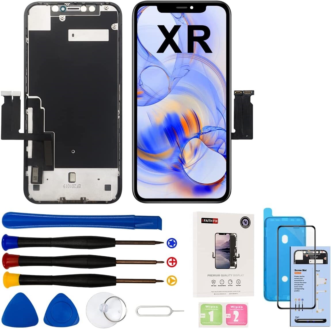 New For iPhone XR LCD Display Touch Screen Replacement Digitizer Assembly Lot New For iPhone XR LCD Display Touch Screen Replacement Digitizer Assembly Lot