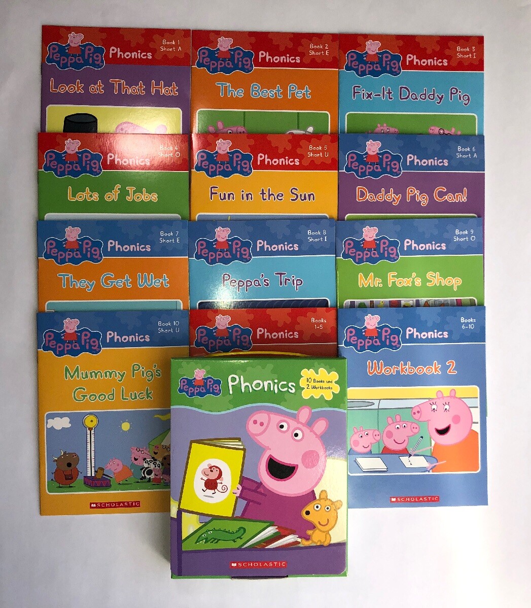 Peppa Pig Childrens Books Phonics Learn to Read Gift Set Lot 12 Peppa Pig Childrens Books Phonics Learn to Read Gift Set Lot 12