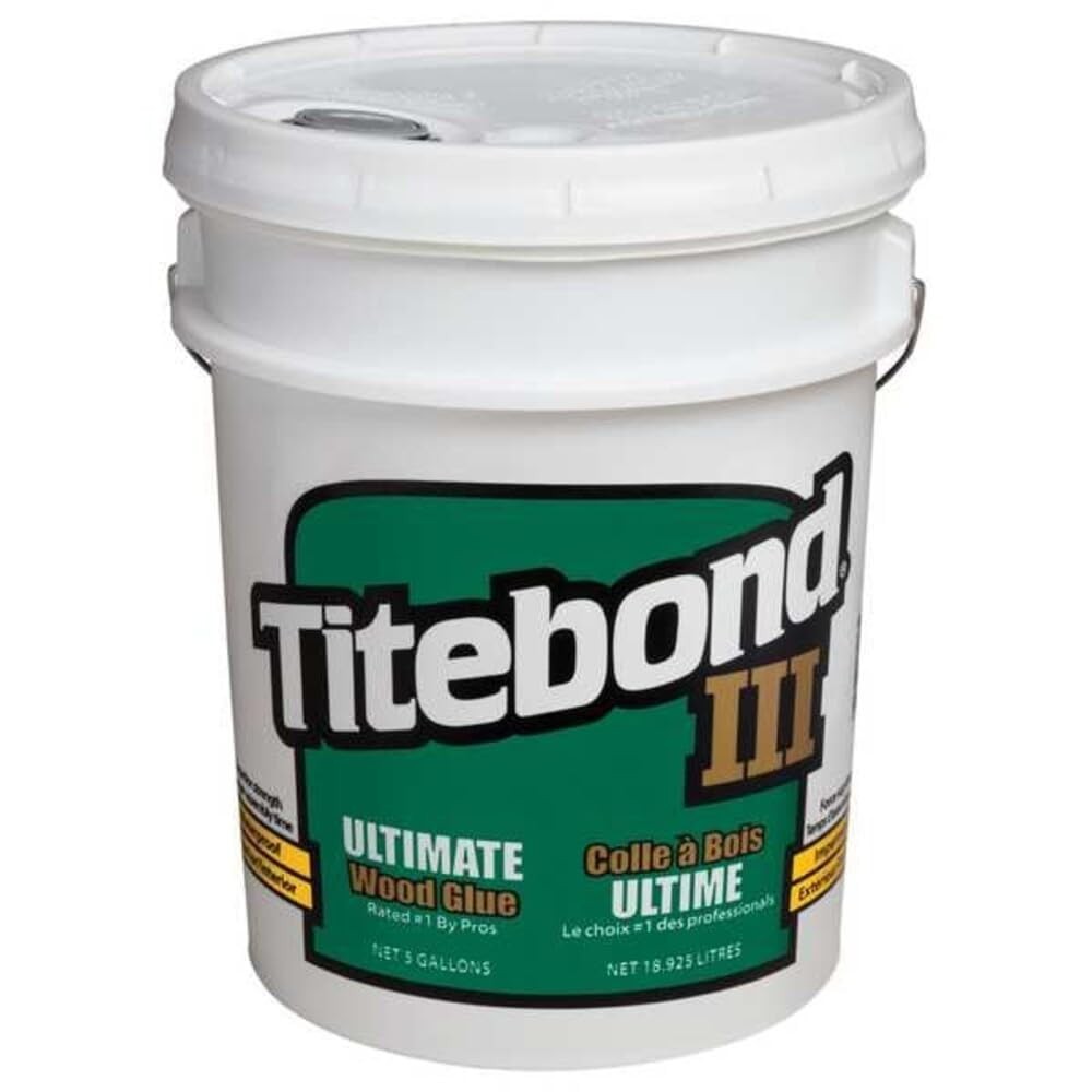 Titebond III Ultimate Wood Glue 5 Gallon Waterproof Type I Woodworking Adhesive Titebond III Ultimate Wood Glue 5 Gallon Waterproof Type I Woodworking Adhesive