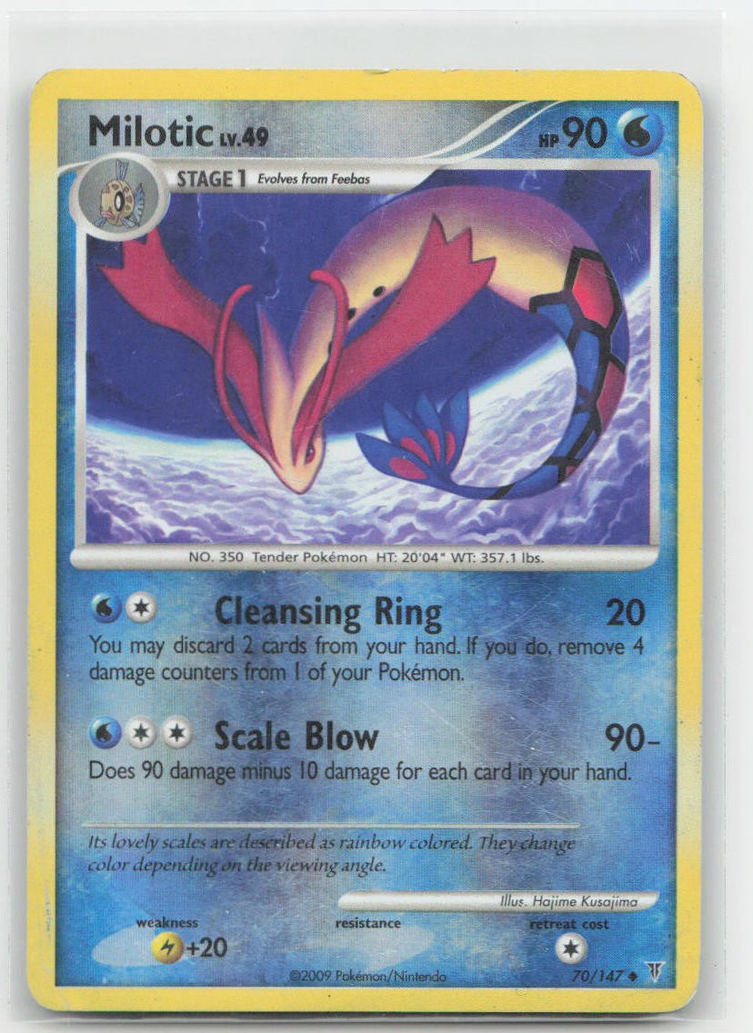 Milotic 70 Supreme Victors Reverse Holofoil Uncommon Pokemon DM