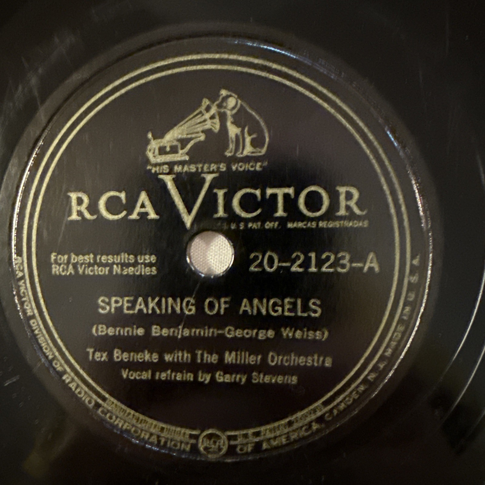 Tex Beneke With The Miller Orchestra It Might Have Been A Different Story 78 Tex Beneke With The Miller Orchestra It Might Have Been A Different Story 78