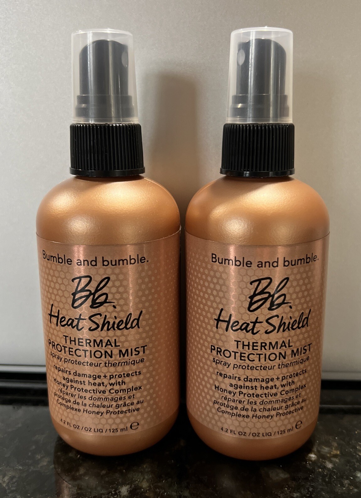 NEW 2X Bumble and Bumble Bb. Heat Shield Thermal Protection Mist4.2oz/125ml each NEW 2X Bumble and Bumble Bb. Heat Shield Thermal Protection Mist4.2oz/125ml each