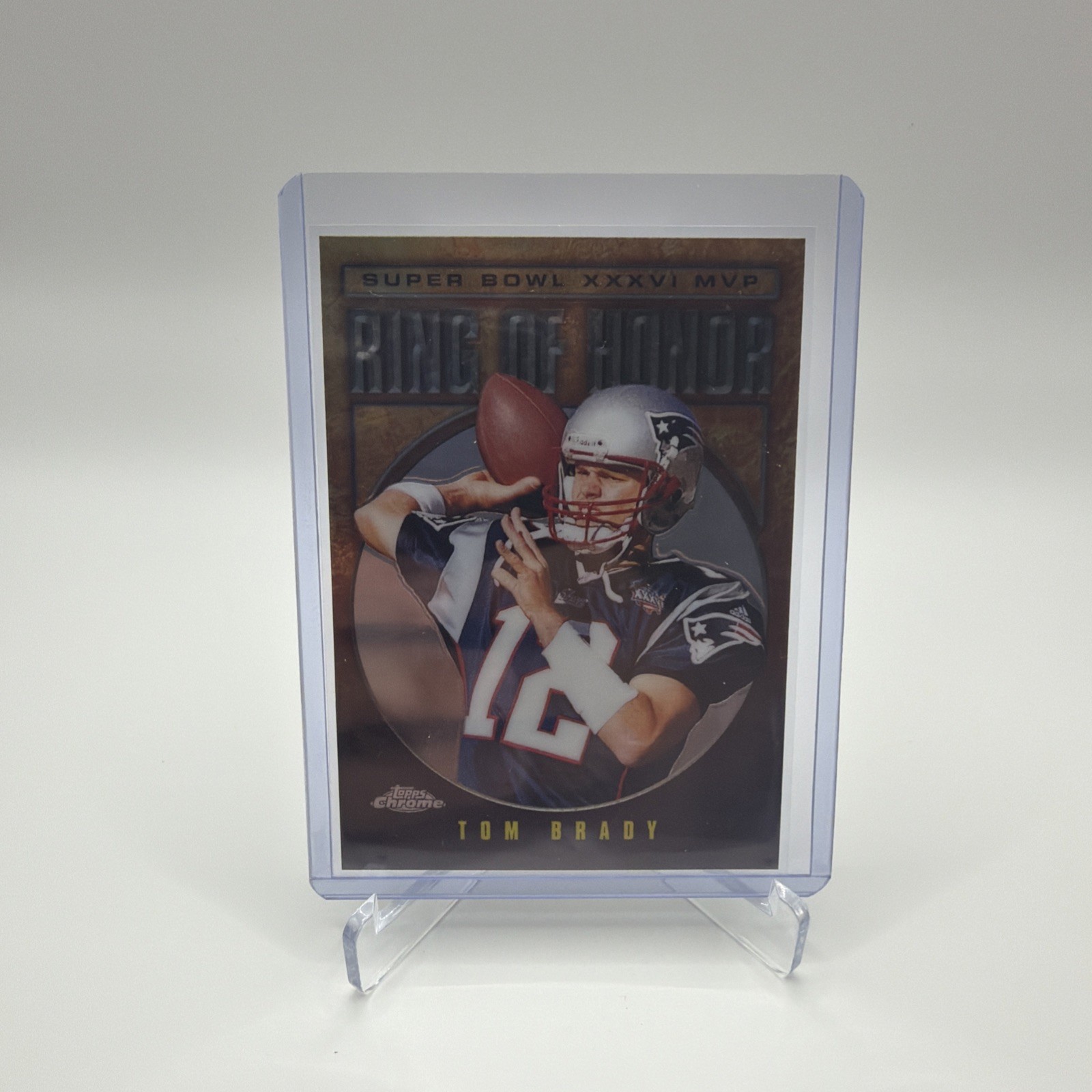 2002 Topps Chrome - Ring of Honor Tom Brady #TB36 RARE 2002 Topps Chrome - Ring of Honor Tom Brady #TB36 RARE
