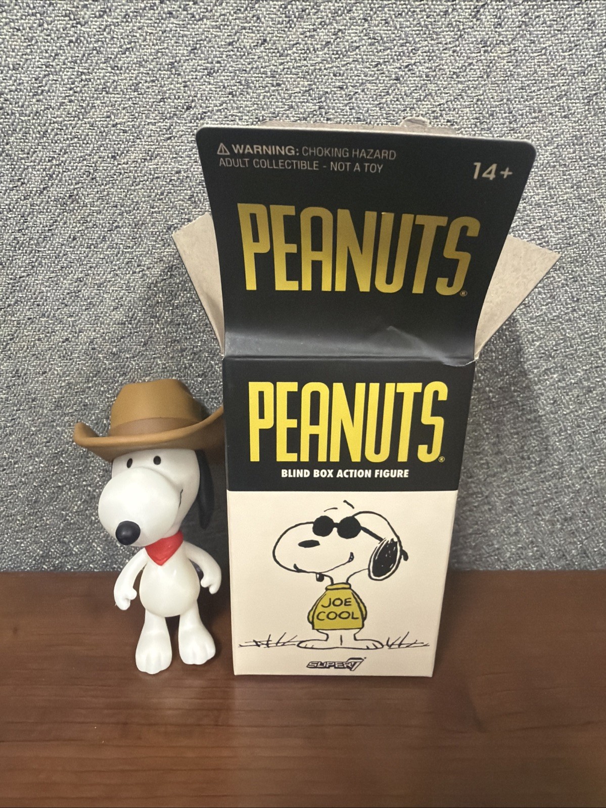 Super7 Reaction PEANUTS Blind Box Action Figure | COWBOY SNOOPY | 3.75in Figure Super7 Reaction PEANUTS Blind Box Action Figure | COWBOY SNOOPY | 3.75in Figure
