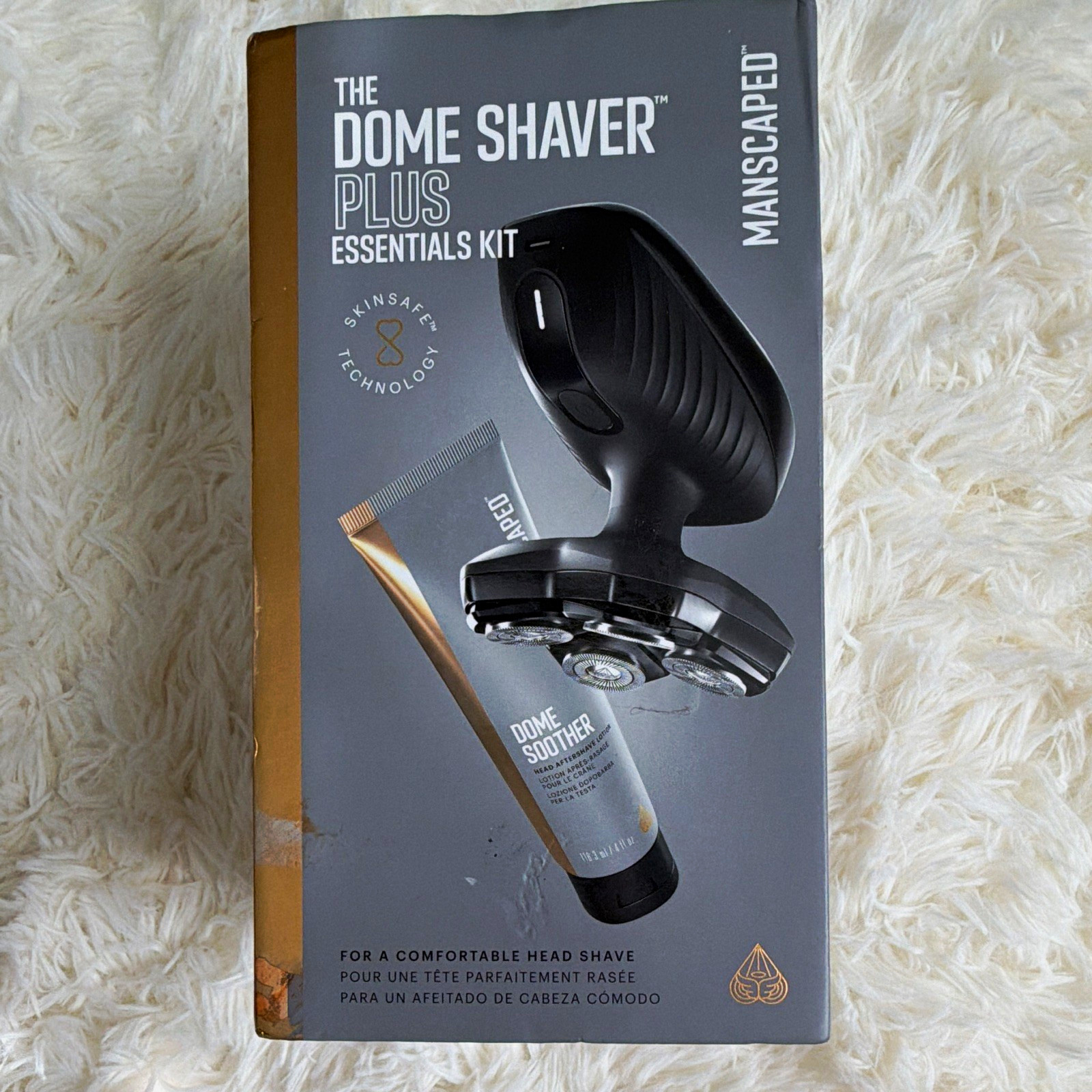 Manscaped The Dome Shaver Plus Essentials Kit Shaving Kit, Black, Shaver Manscaped The Dome Shaver Plus Essentials Kit Shaving Kit, Black, Shaver