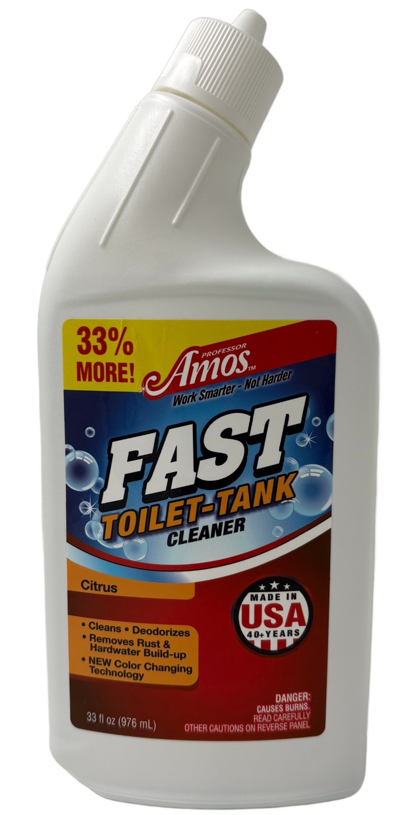 #Professor Amos 33 oz Fast Toilet-Tank Cleaner/Deodorizer Solution—Citrus