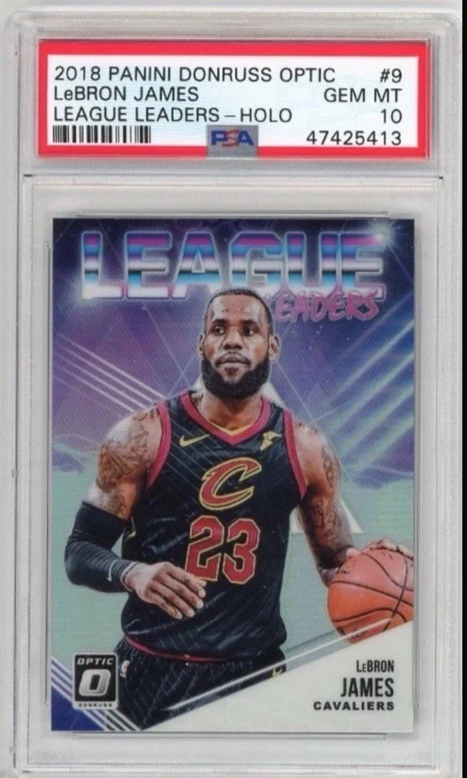 2018-19 Panini Donruss Optic League Leaders LeBron James 2018-19 Panini Donruss Optic League Leaders LeBron James