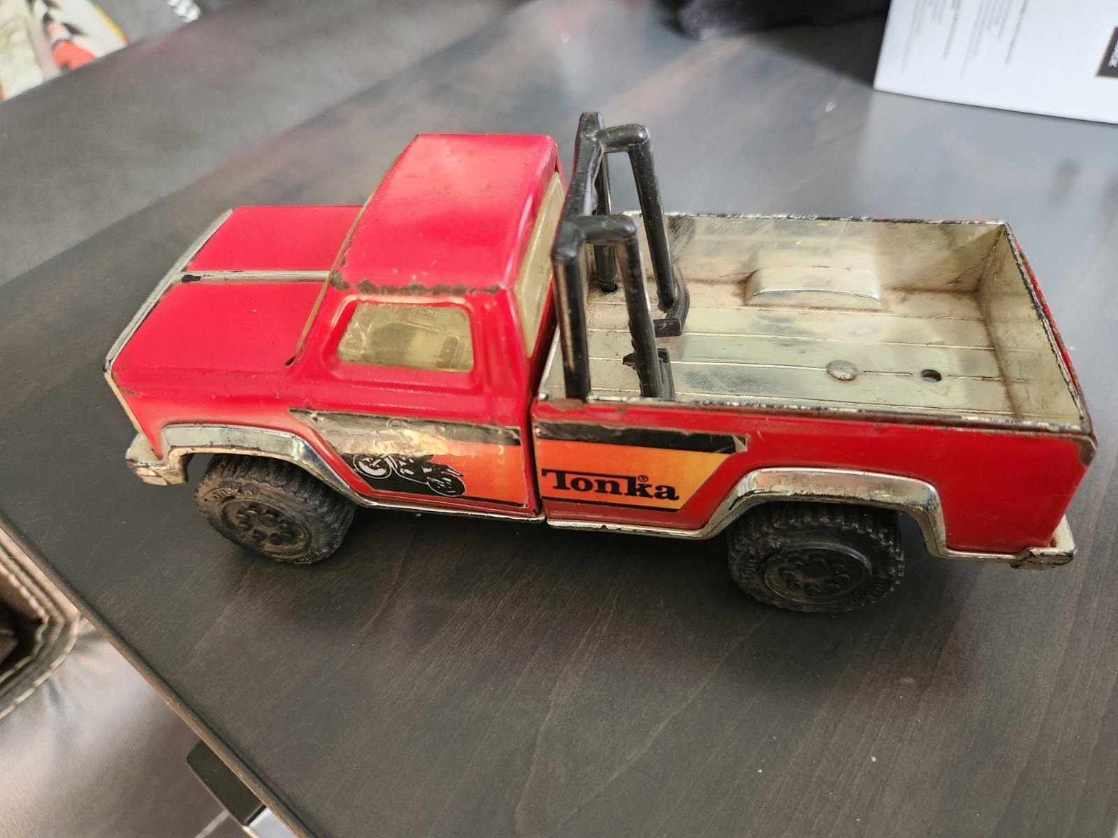 Vintage Red Tonka Presses Steel Pickup Truck Vintage Red Tonka Presses Steel Pickup Truck