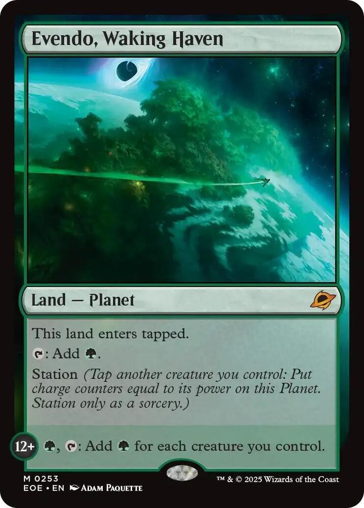 1x Evendo, Waking Haven - Edge of Eternities Near Mint - MTG