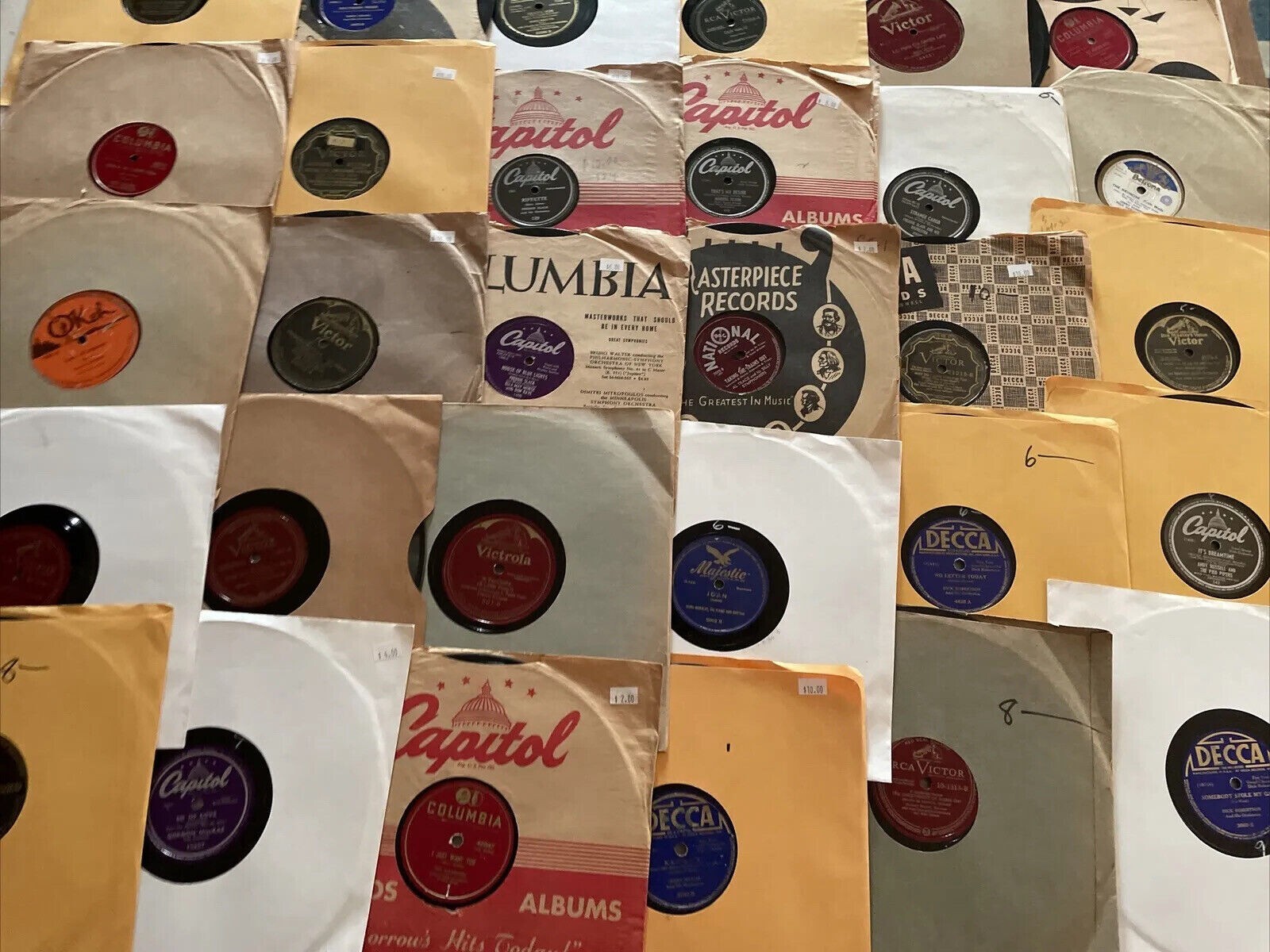 Lot of 10 78 rpm 10 Lot of 10 78 rpm 10