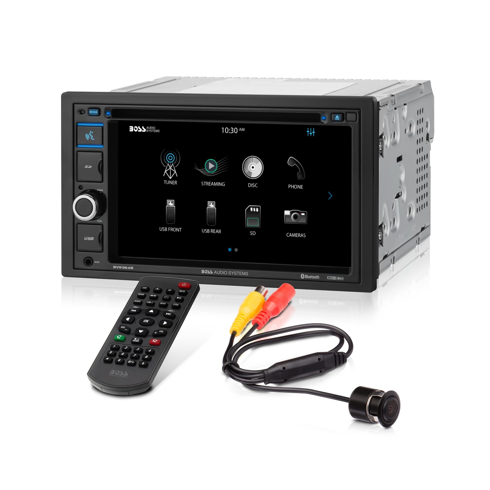 Boss Audio Bvb9364rc Bluetooth Dvd Player 6.2 Touchscreen With Rear Camera Boss Audio Bvb9364rc Bluetooth Dvd Player 6.2 Touchscreen With Rear Camera