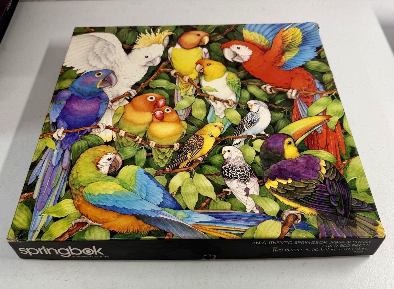 Vintage Springbok Jungle Birds Jigsaw Puzzle Complete 500 Pieces 100% Complete Vintage Springbok Jungle Birds Jigsaw Puzzle Complete 500 Pieces 100% Complete