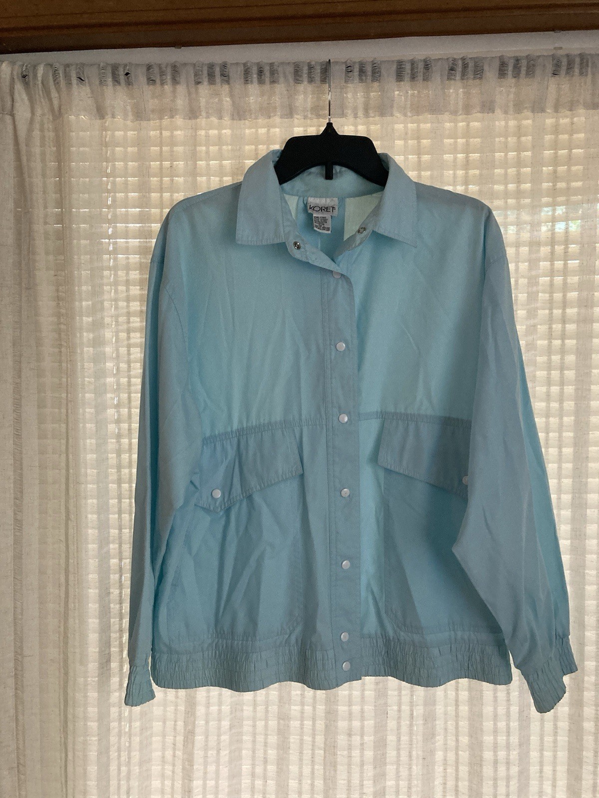 Vintage Koret Full Button Pockets Windbreaker Jacket SIZE L