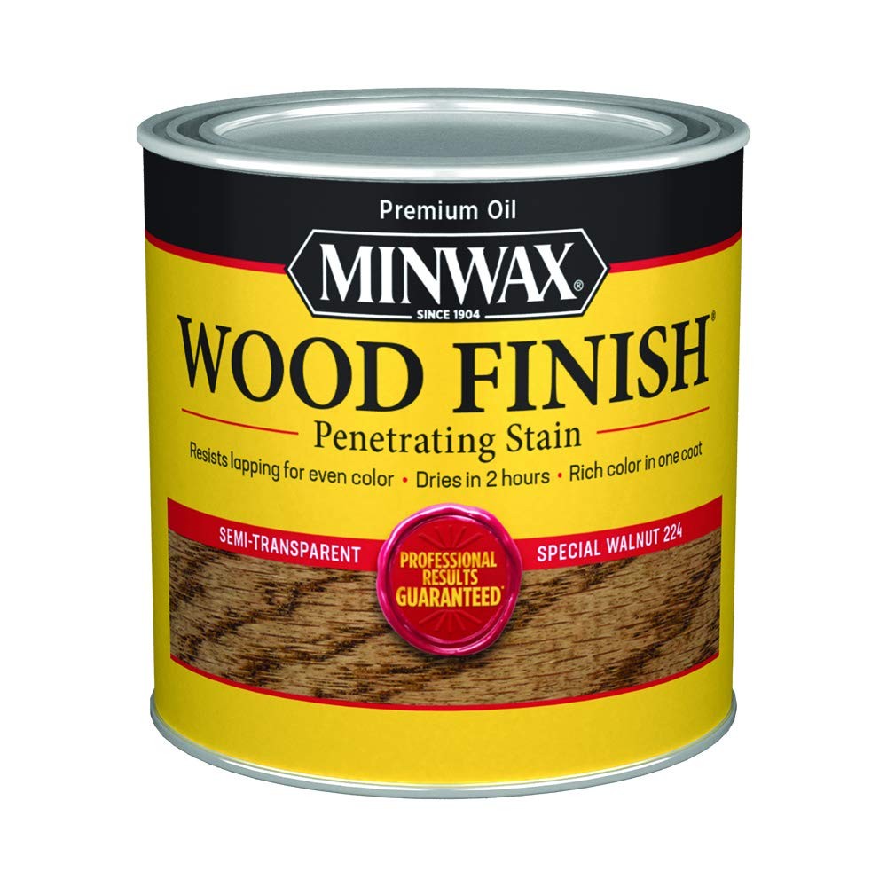 Minwax Special Walnut Wood Finish Stain 8 oz Quick Drying Oil Based Stain Minwax Special Walnut Wood Finish Stain 8 oz Quick Drying Oil Based Stain