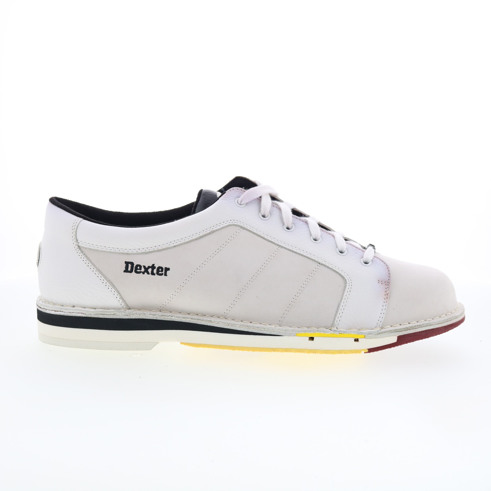 Dexter SST B785-19 Mens White Leather Lace Up Athletic Bowling Shoes 15