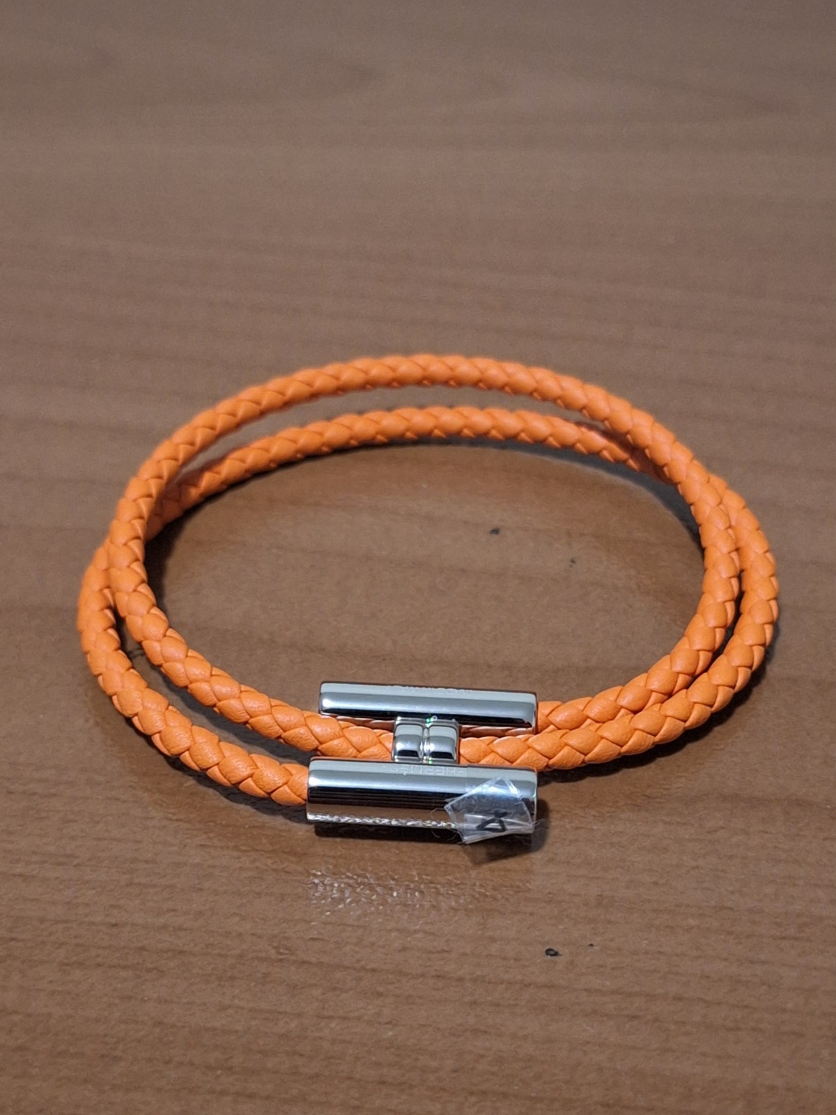 Brand New Hermes Tuornis Tresse Bracelet Orange Size T4 Brand New Hermes Tuornis Tresse Bracelet Orange Size T4