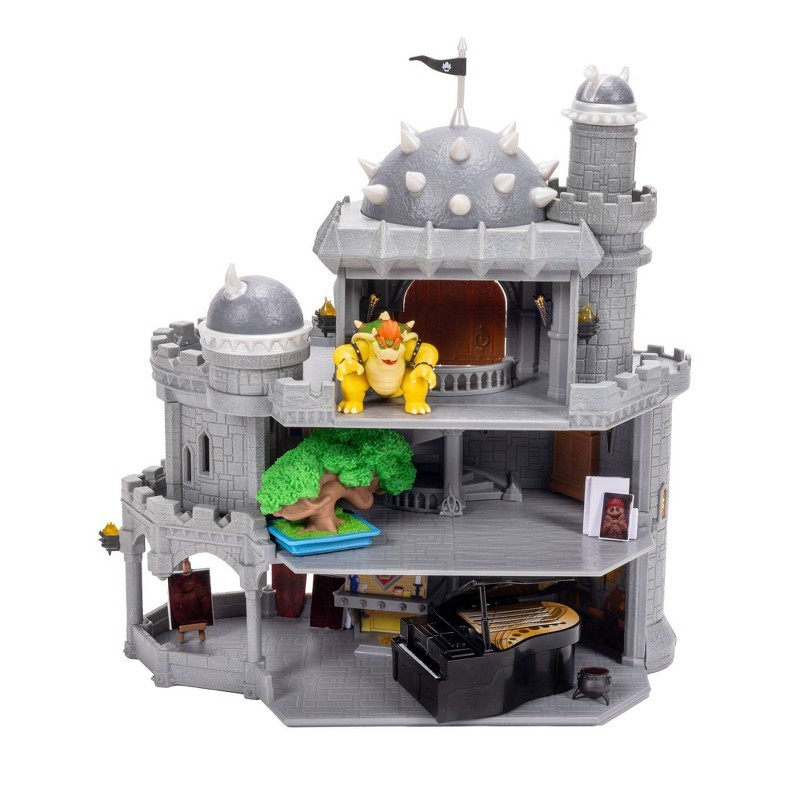 Super Mario Galaxy Movie Deluxe Bowser Castle Playset with 1.5\
