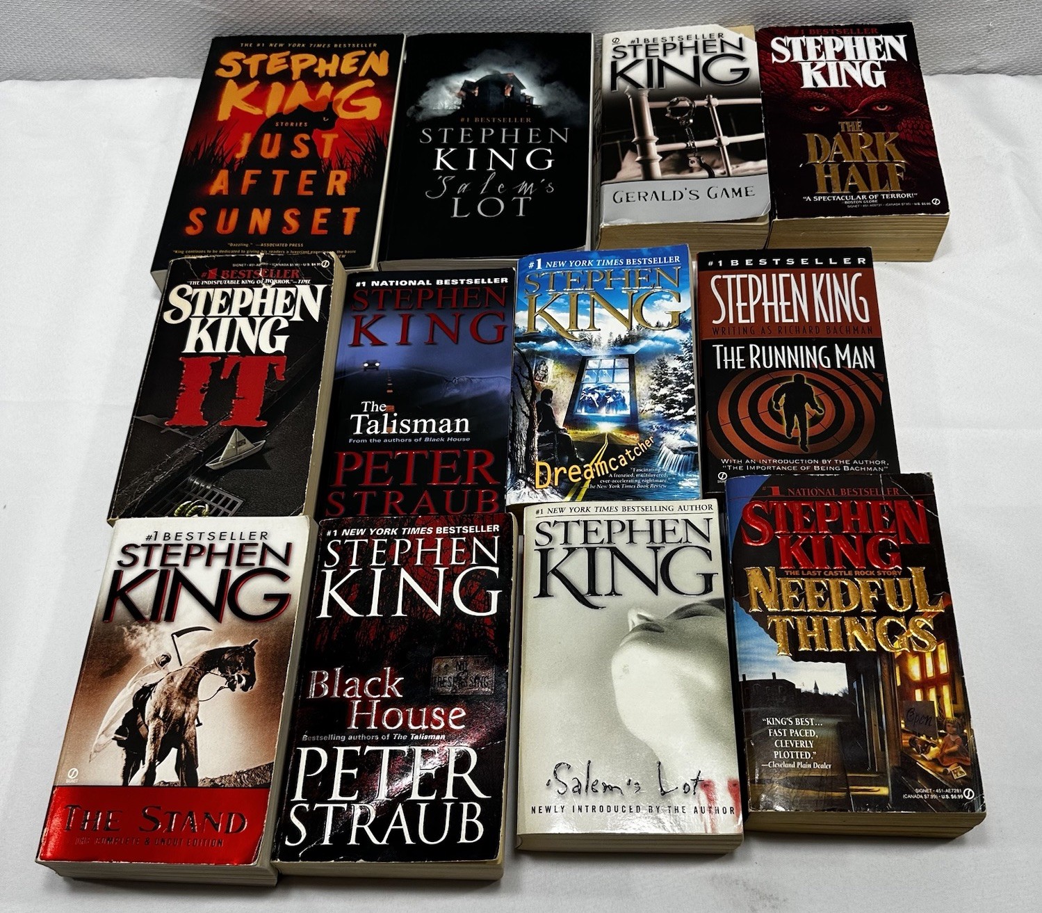 Stephen King + Peter Straub Lot of 12 Paperbacks IT, Salems Black House, Stand + Stephen King + Peter Straub Lot of 12 Paperbacks IT, Salems Black House, Stand +