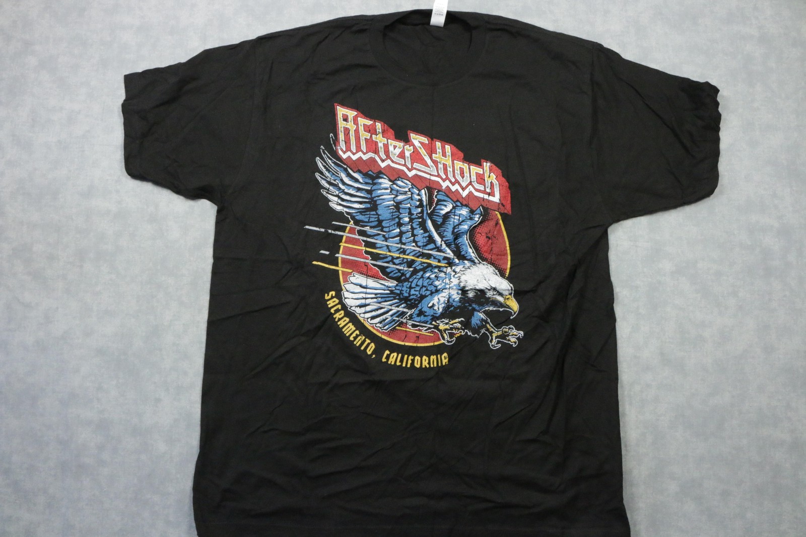 Aftershock Festival 2021 Shirt Mens XL Black Eagle Metallica Lineup Tee Tultex