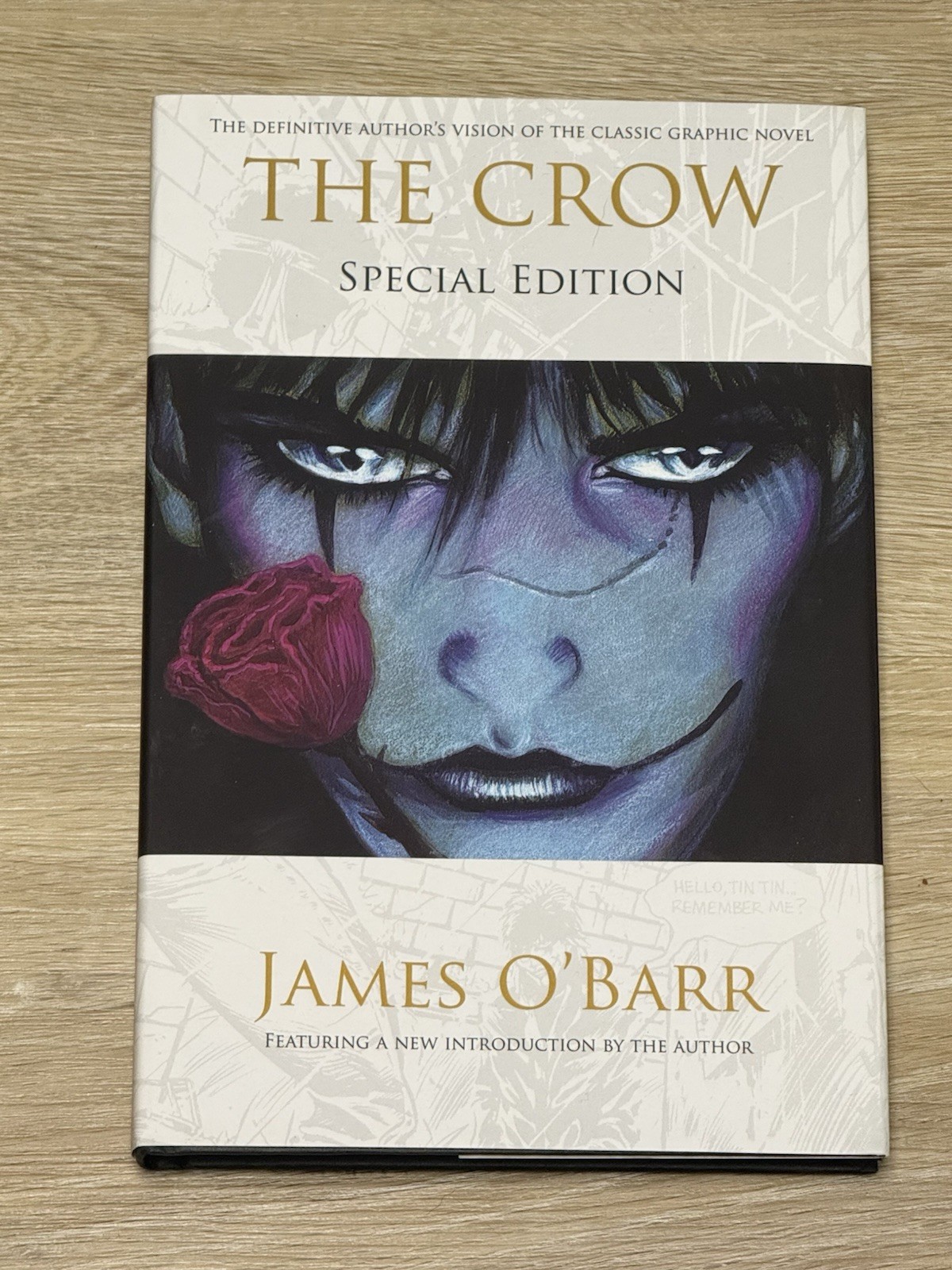 The Crow Special Edition Hardcover Graphic Novel Signed & Sketch by James O'Barr