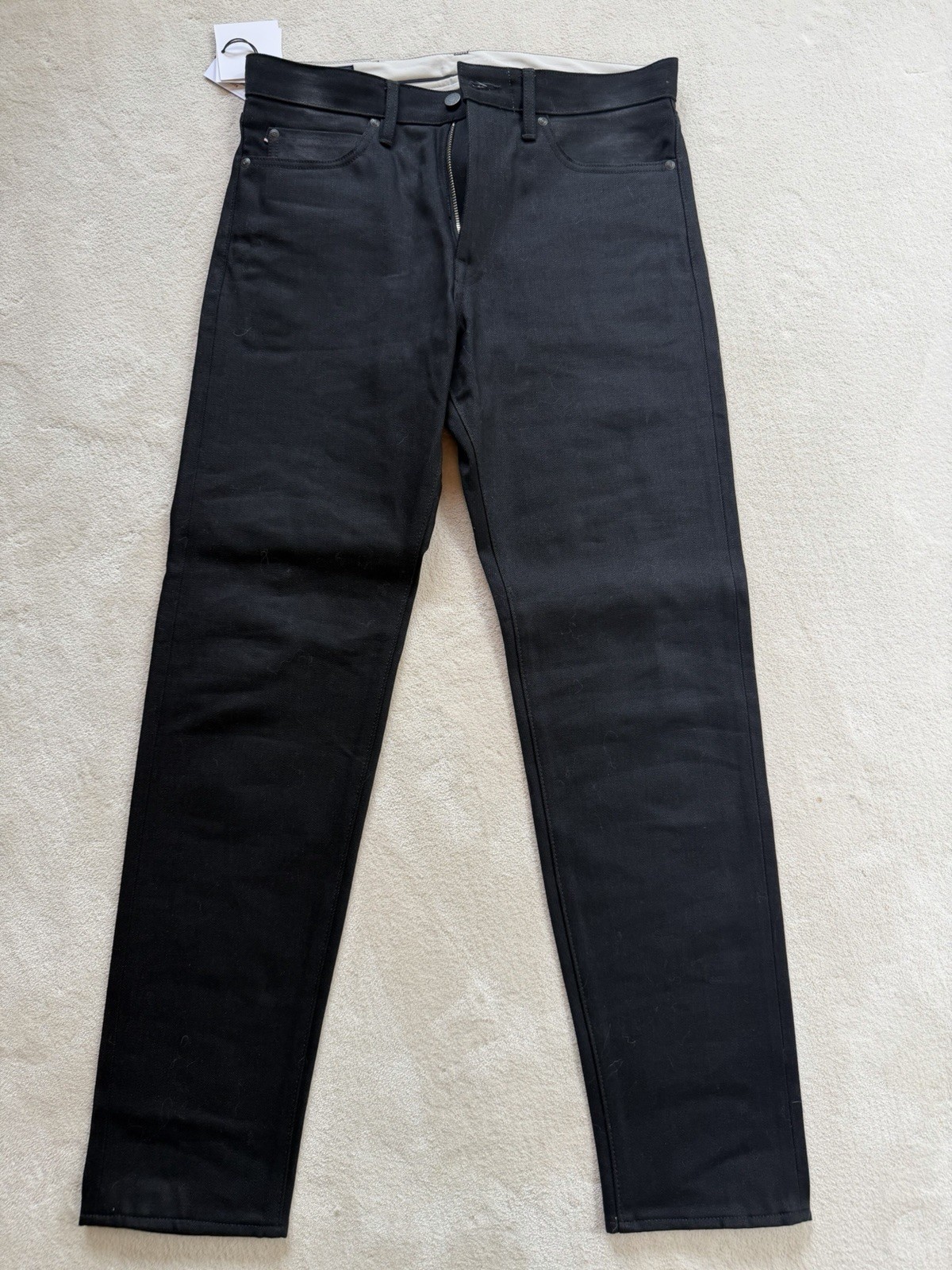 NWT - Momotaro 14.7oz Black Selvedge Denim - Tapered Fit - Size 33 NWT - Momotaro 14.7oz Black Selvedge Denim - Tapered Fit - Size 33