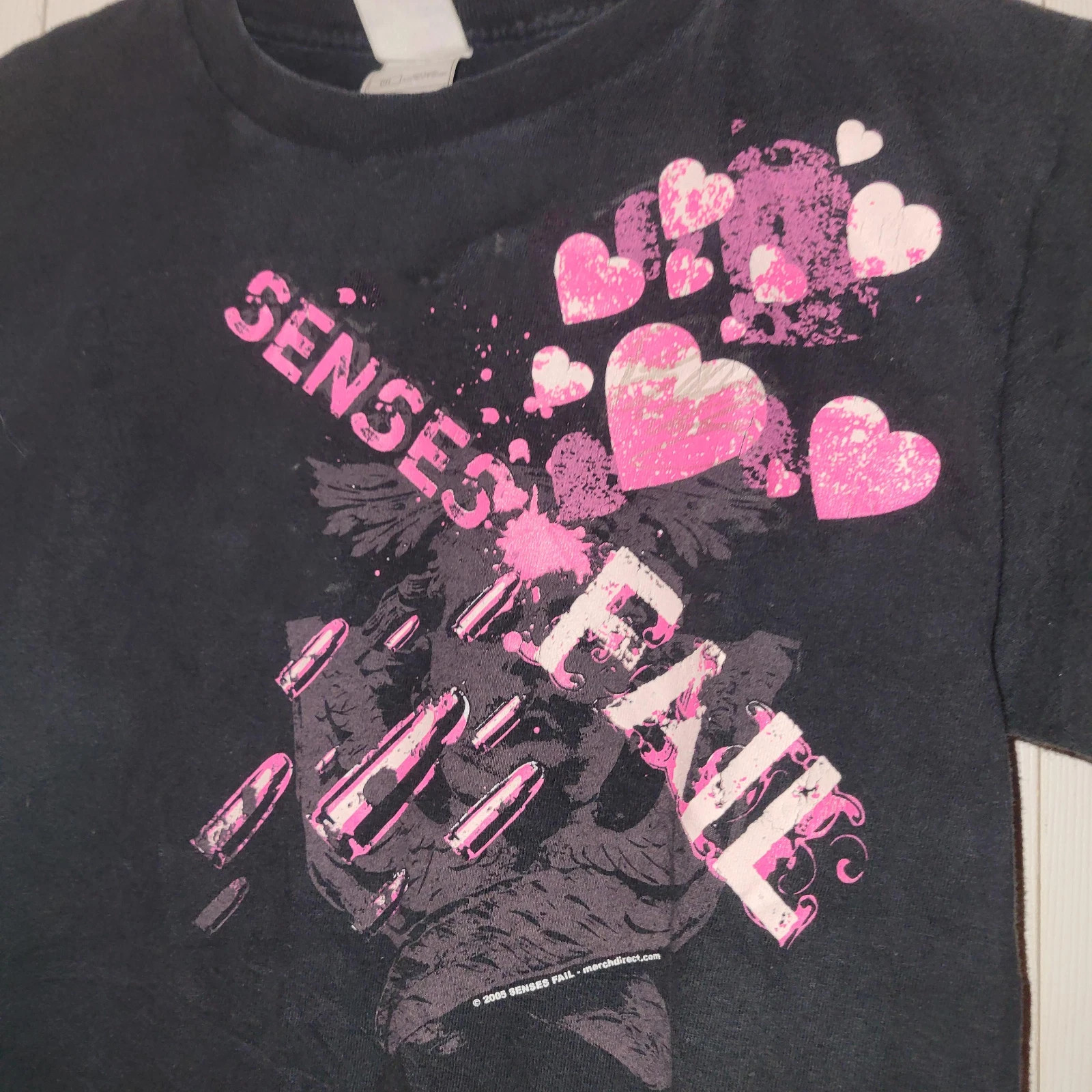 Senses Fail Band Tour 2005 Black Short Sleeve T Shirt Full Size S-5XL Senses Fail Band Tour 2005 Black Short Sleeve T Shirt Full Size S-5XL