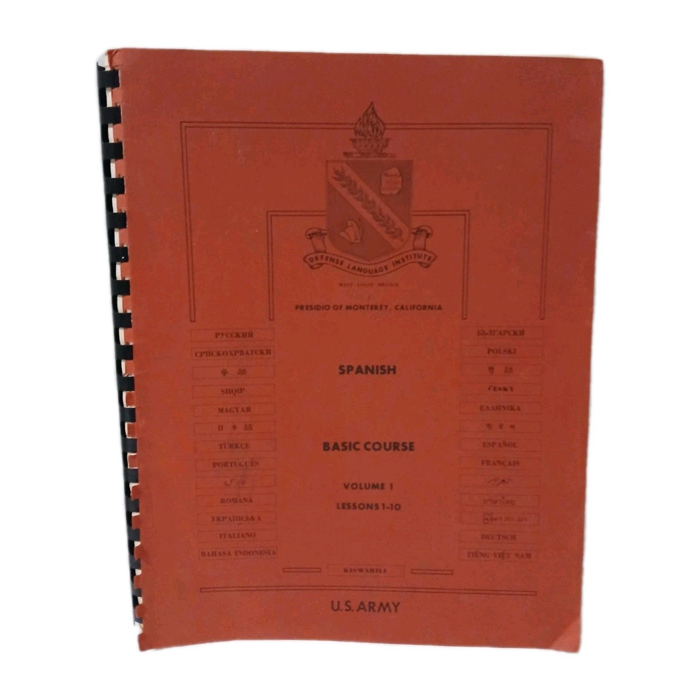 Spanish basic course u.s. army 1966 Defense Language Institute
