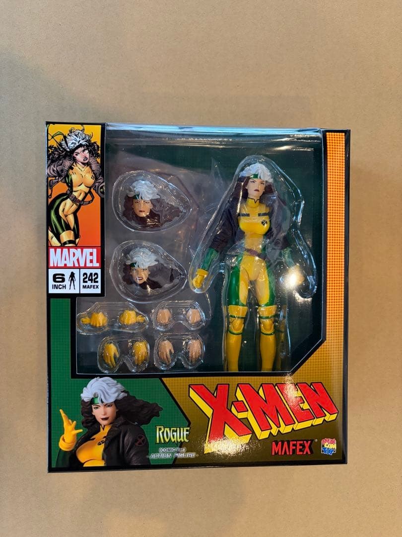 MAFEX No.242 Rogue Comic Ver Marvel X-Men Medicom Toy New Sealed Figure