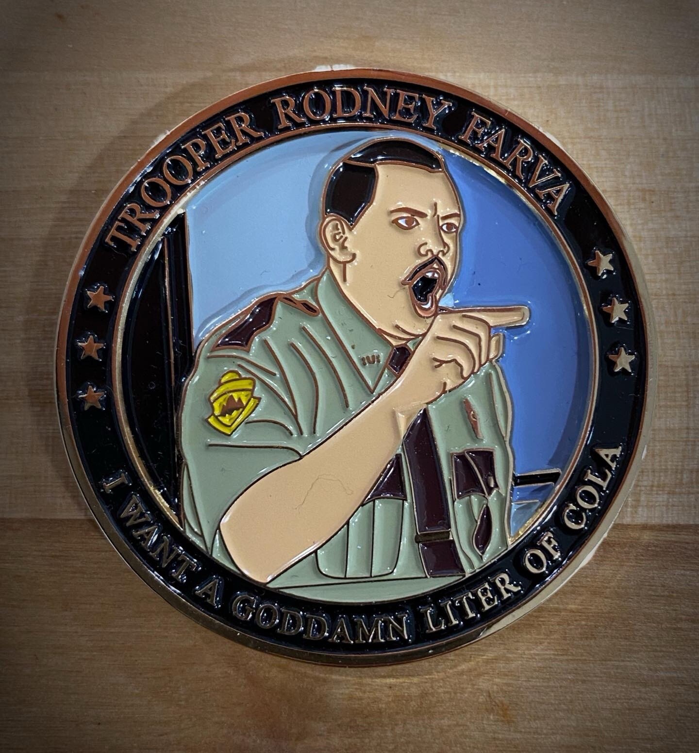 New Limited Vermont State Police Super Troopers Movie Farva Liter Of Cola New Limited Vermont State Police Super Troopers Movie Farva Liter Of Cola