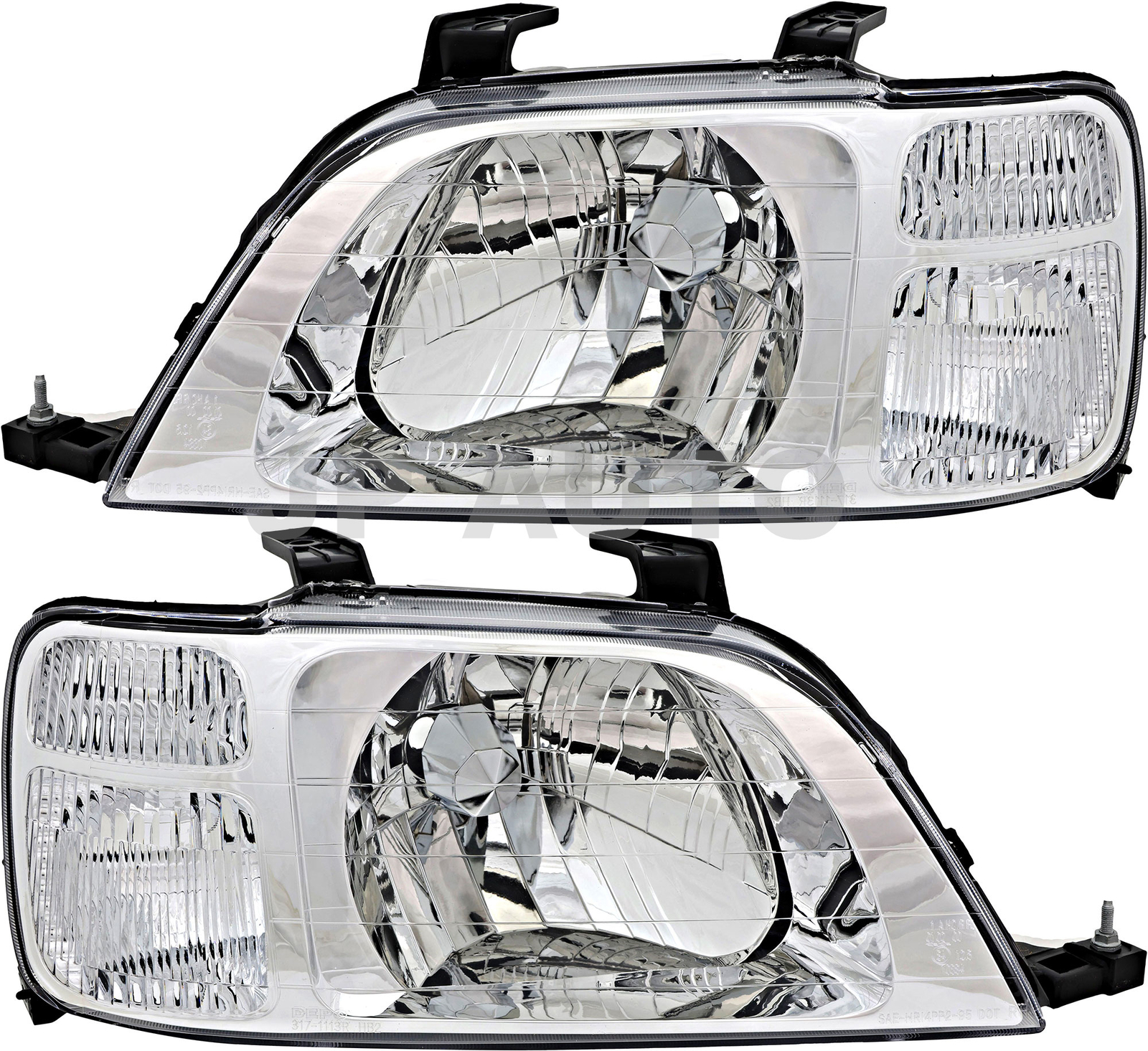 For 1997-2001 Honda CRV Headlight Halogen Set Driver and Passenger Side For 1997-2001 Honda CRV Headlight Halogen Set Driver and Passenger Side